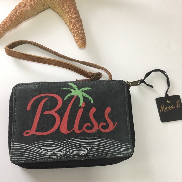 Mona B Handbags - NWT Mona B Tropical  Wallet Bliss